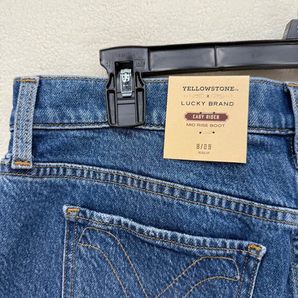 LUCKY BRAND X YELLOWSTONE WOMEN'S 8/29R TEETER WASH EASY RIDER FIT - Picture 9 of 9